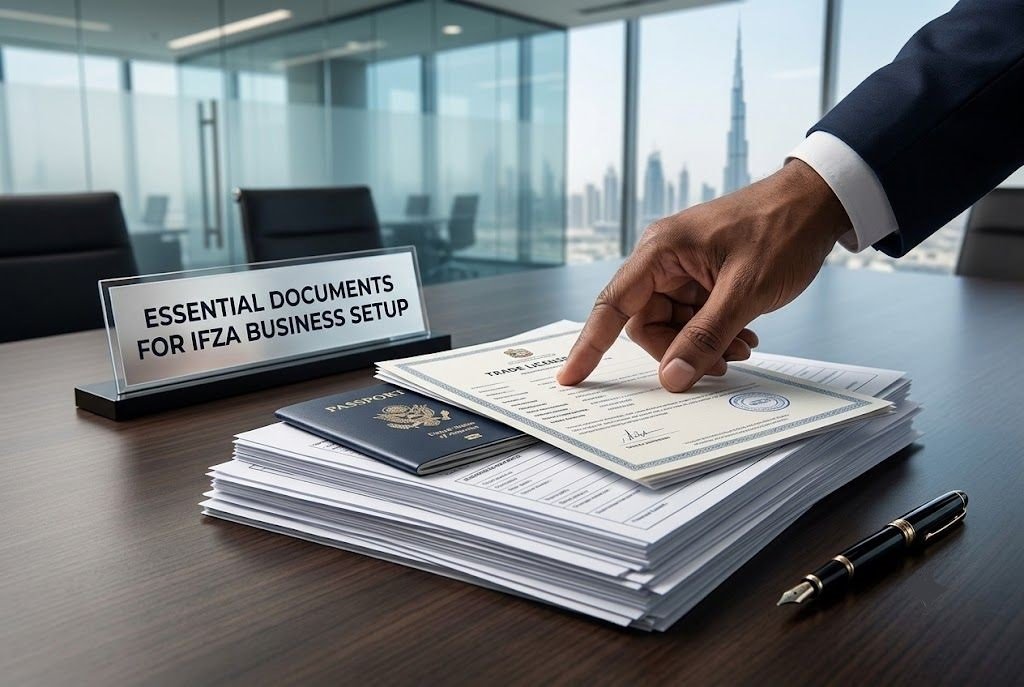 Essential Documents for IFZA Business Setup